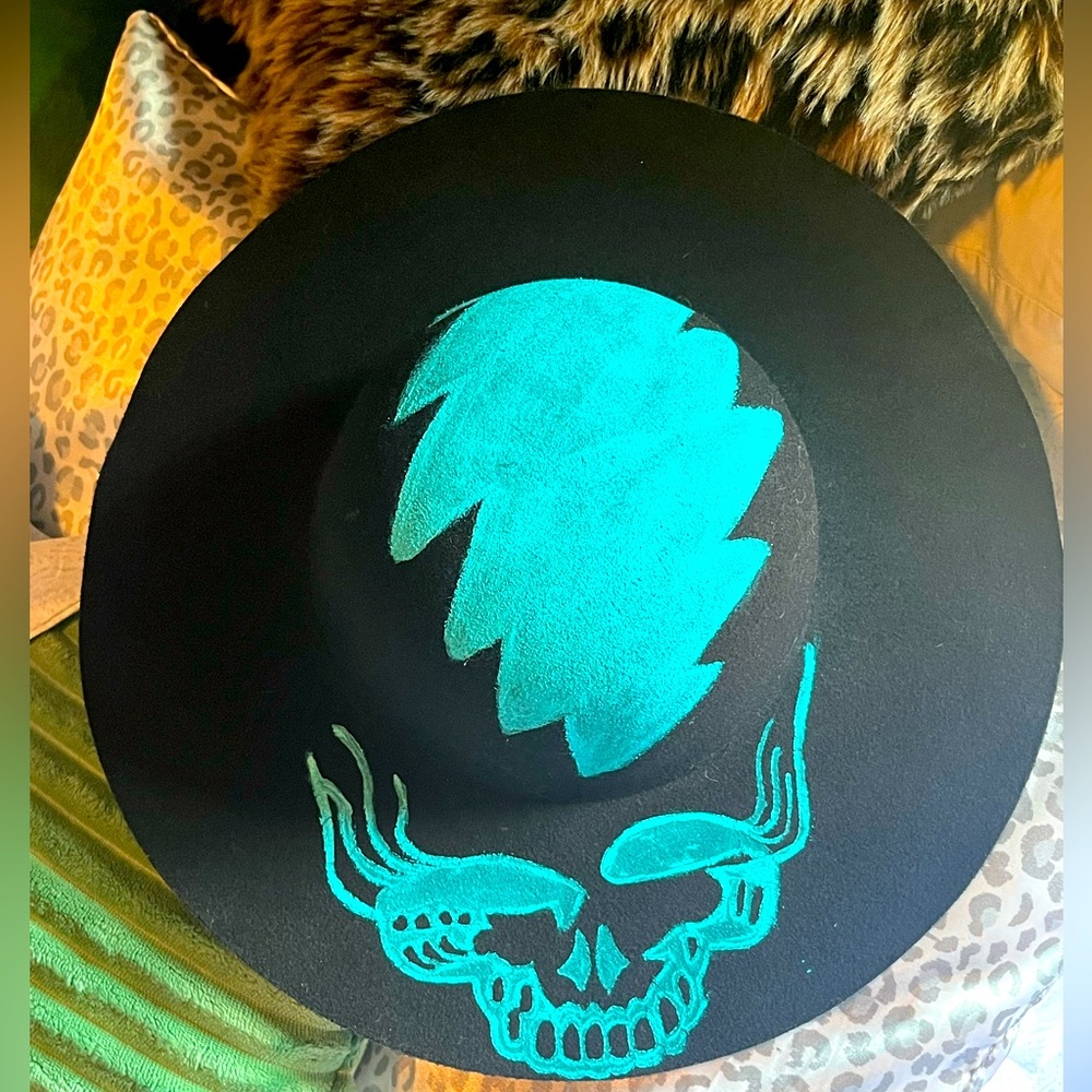 Grateful Dead Hand Painted Hat